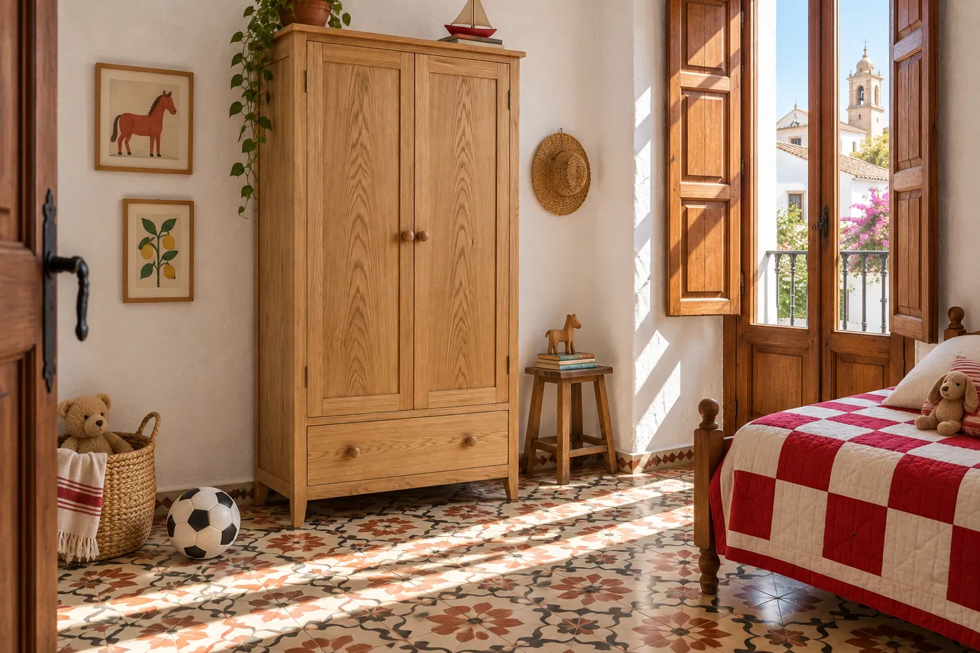 Armario de roble 2 puertas «Bosque», imagen 2