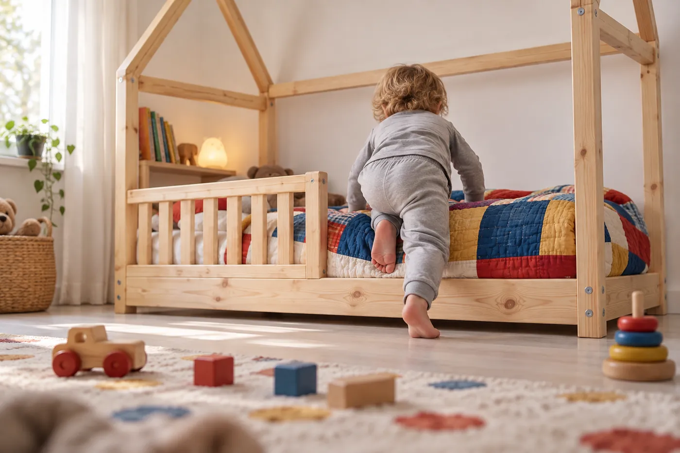 Cama Montessori: cuándo dar el paso y cómo preparar la habitación